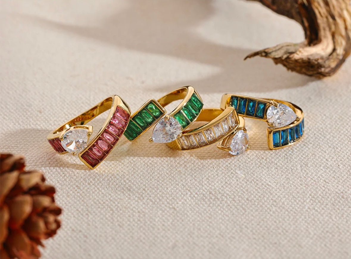 Luxury adjustable ring