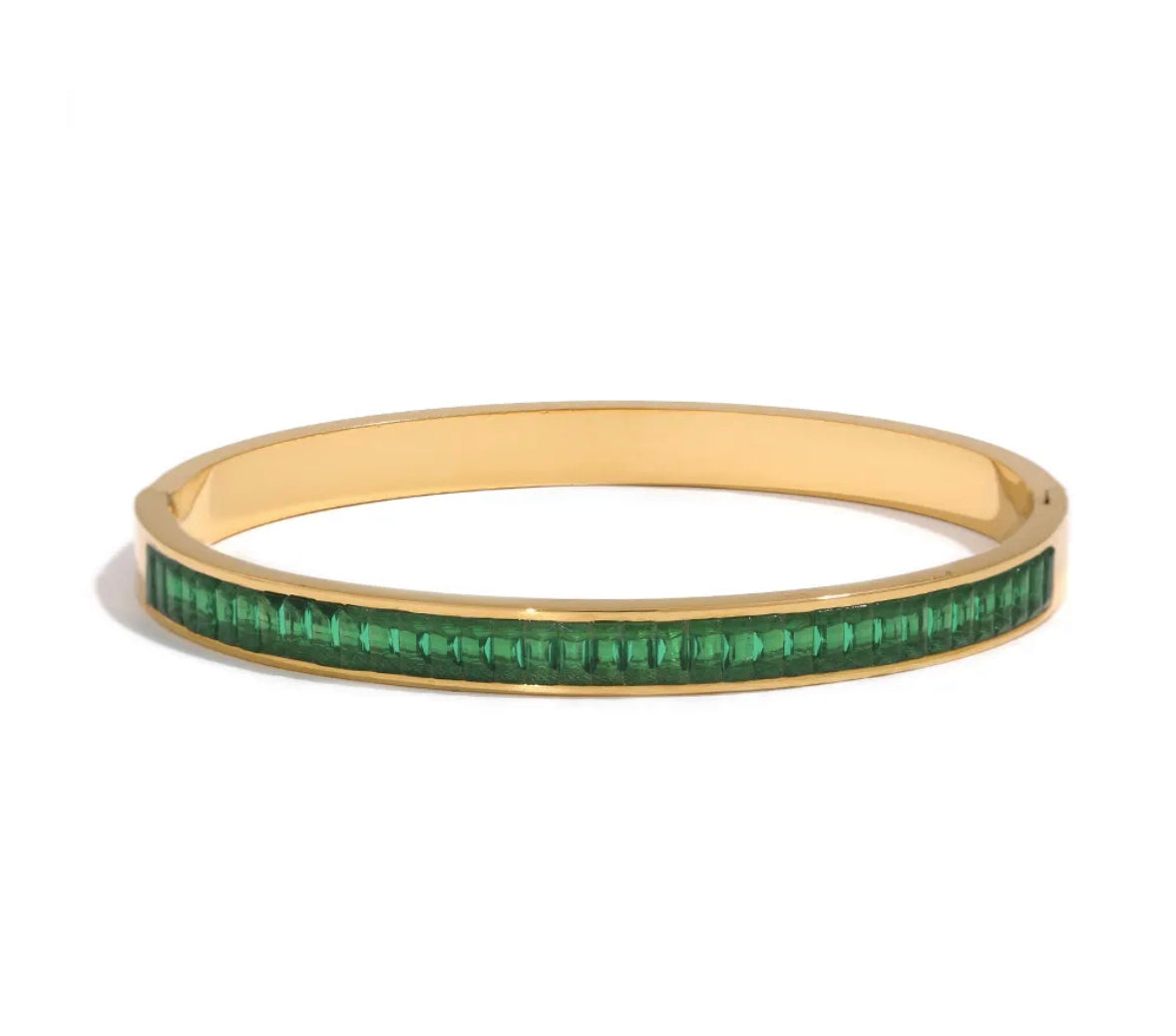 Delicate cubic zirconia bangle