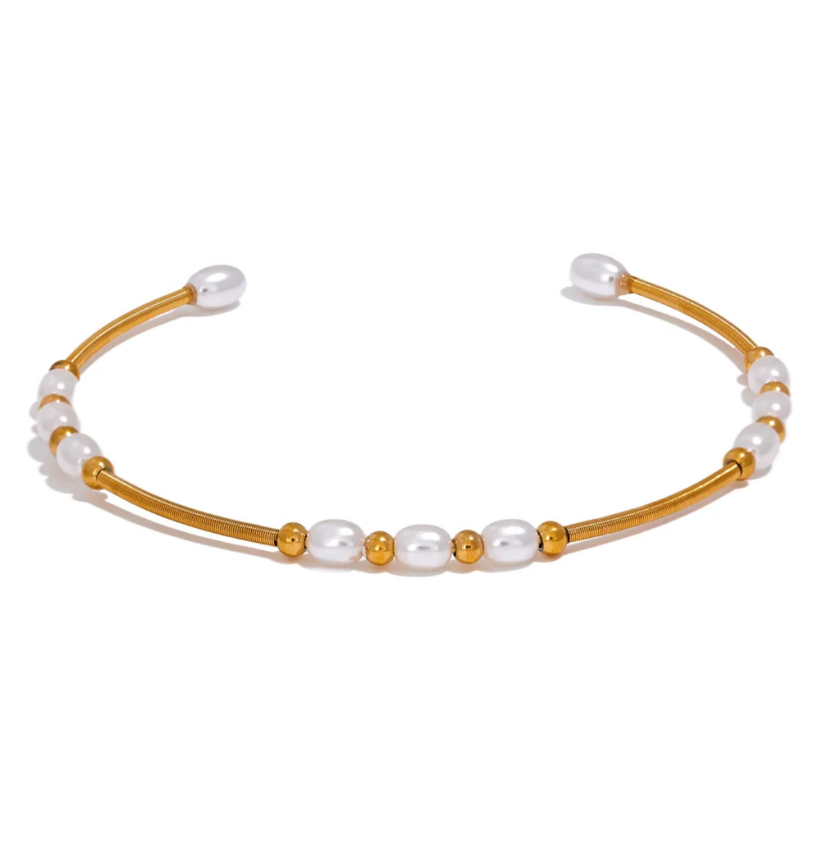 Pearl cuff bracelet