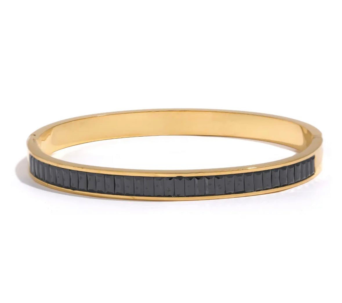 Delicate cubic zirconia bangle