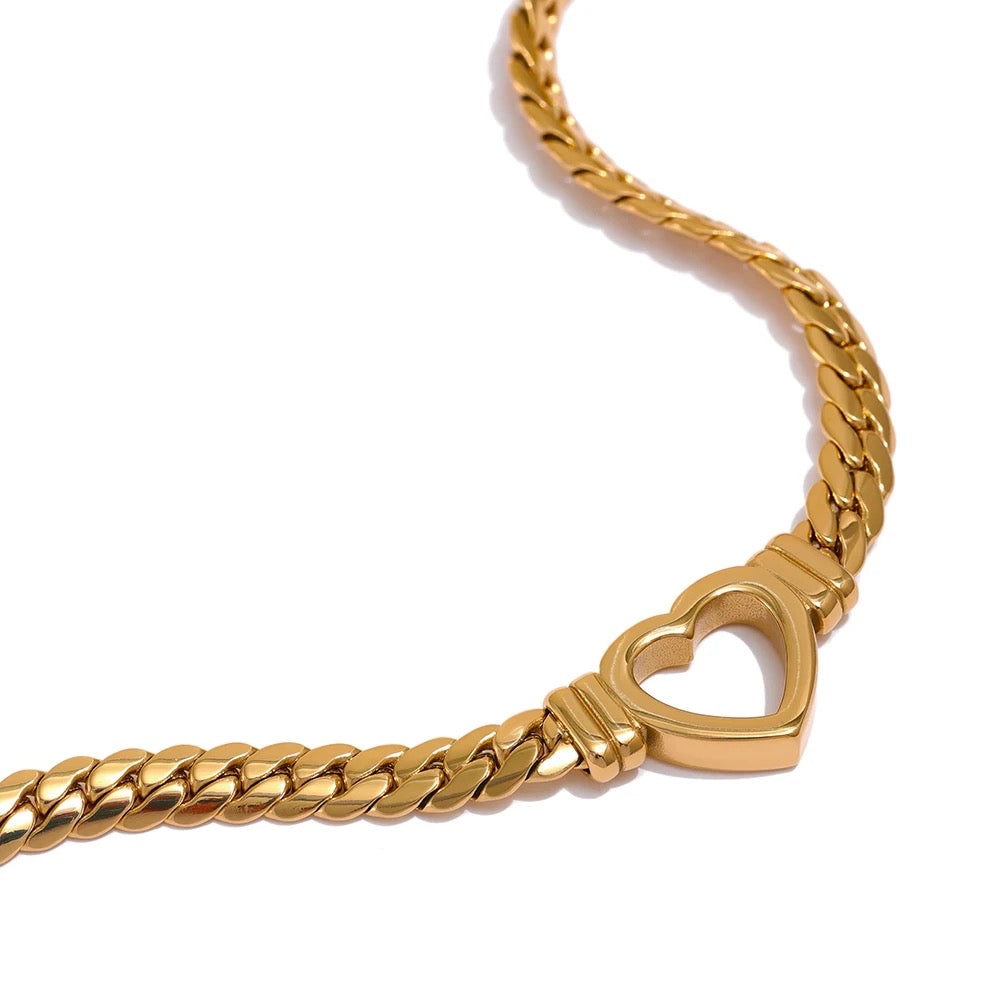 Gold Love necklace