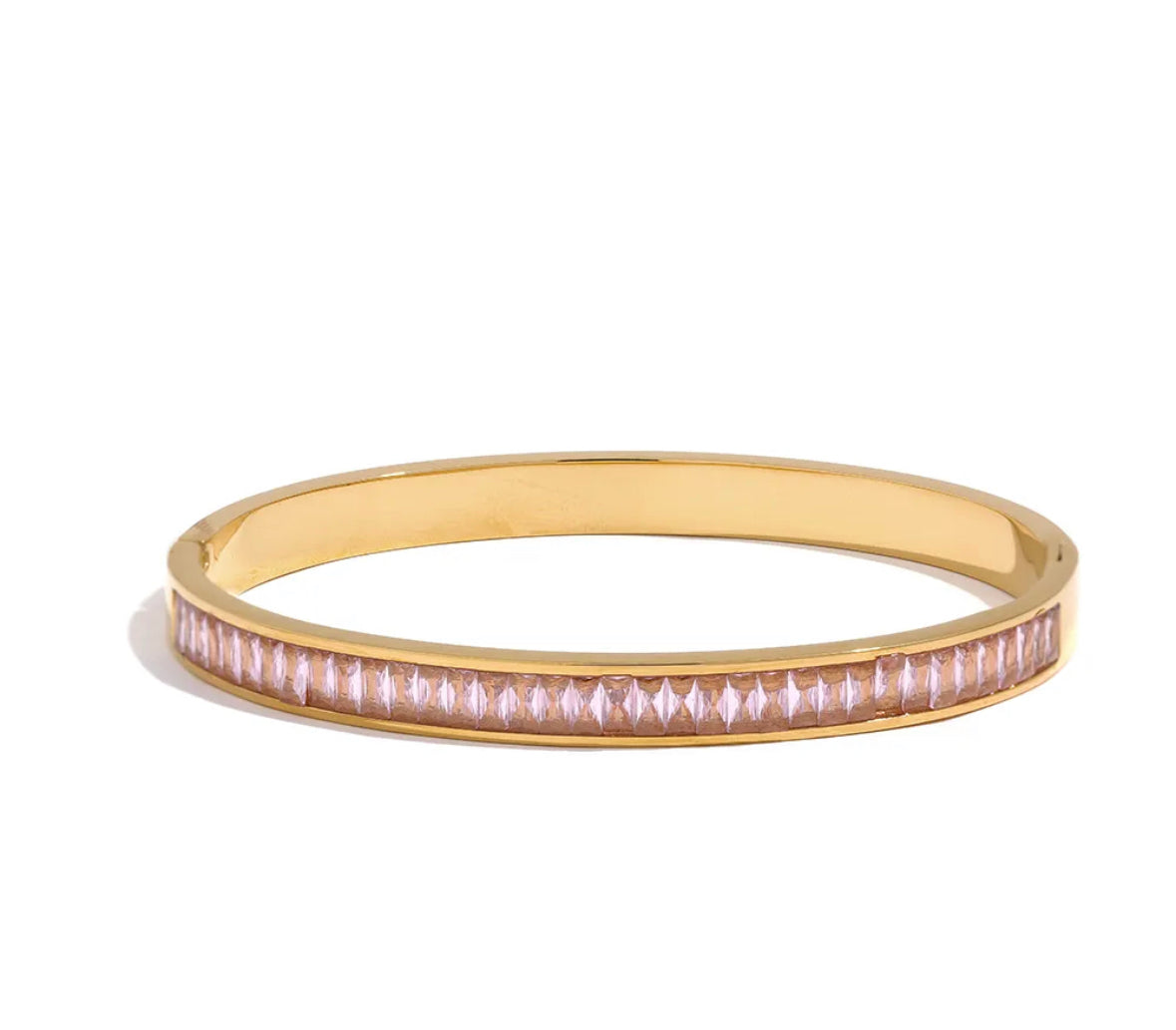Delicate cubic zirconia bangle