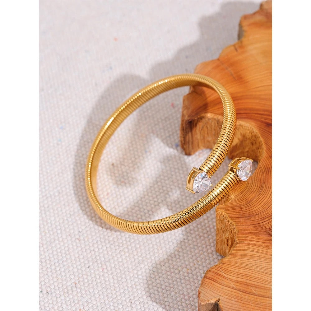 Heart cubic zirconia