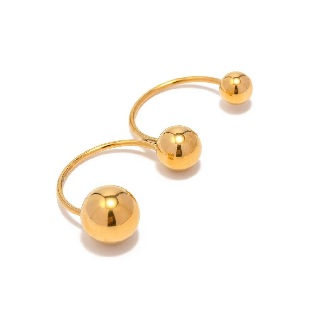 Double ball adjustable ring