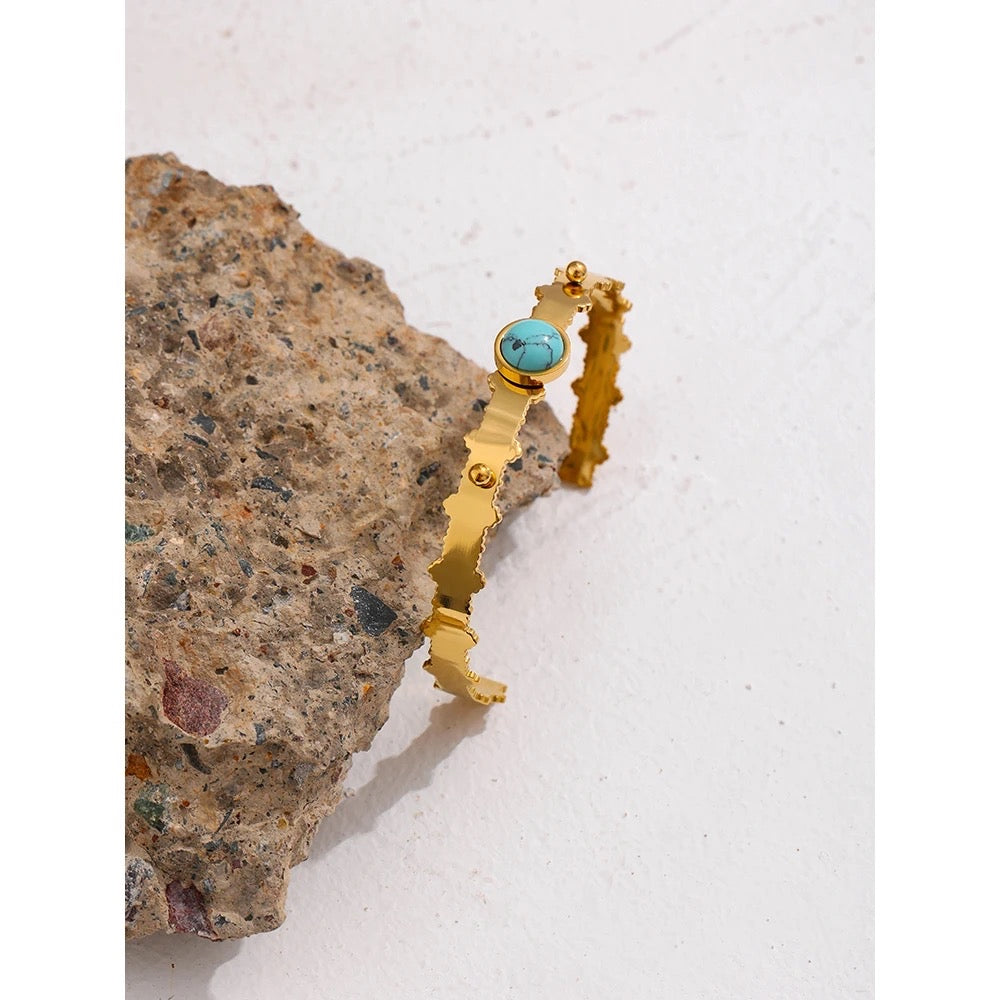 Turquoise cuff bracelet