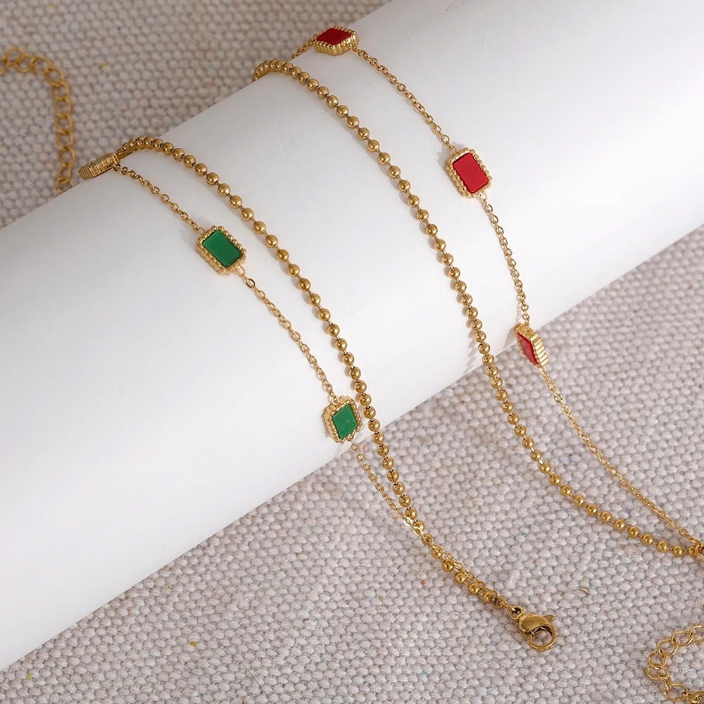 Square double bracelet