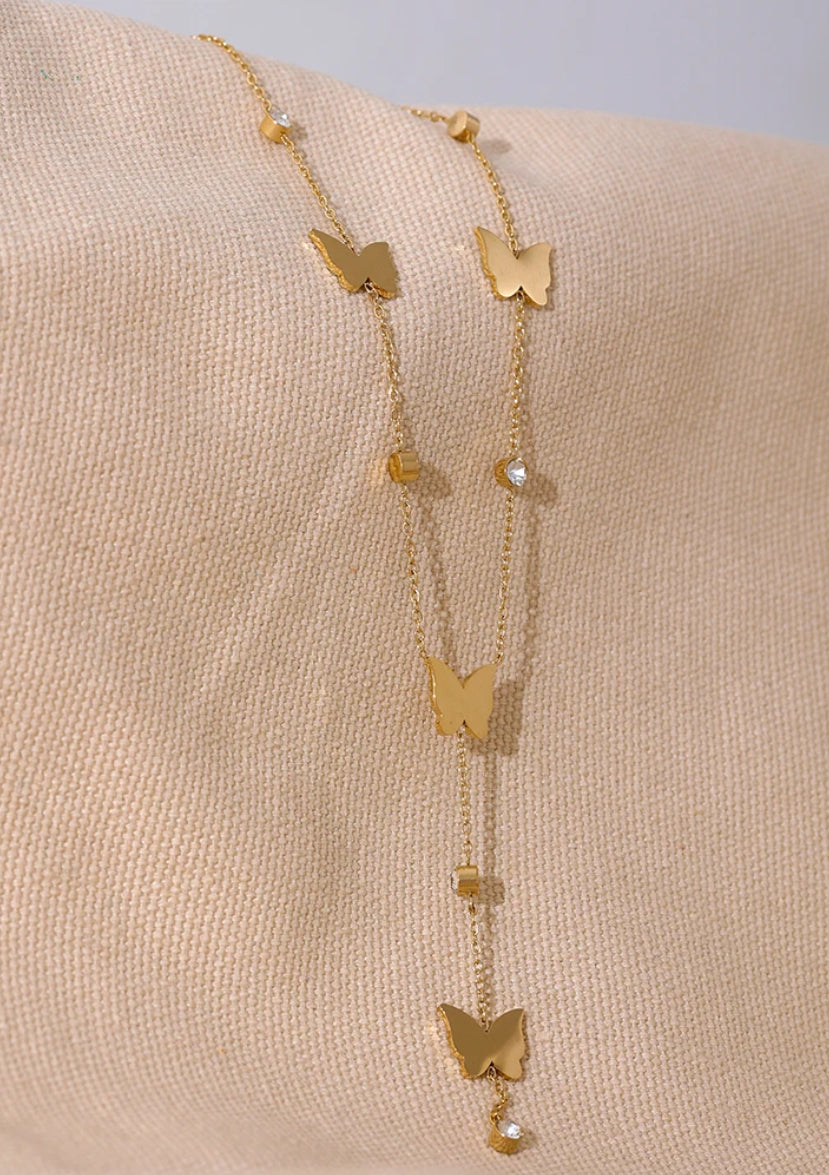 Delicate butterfly necklace