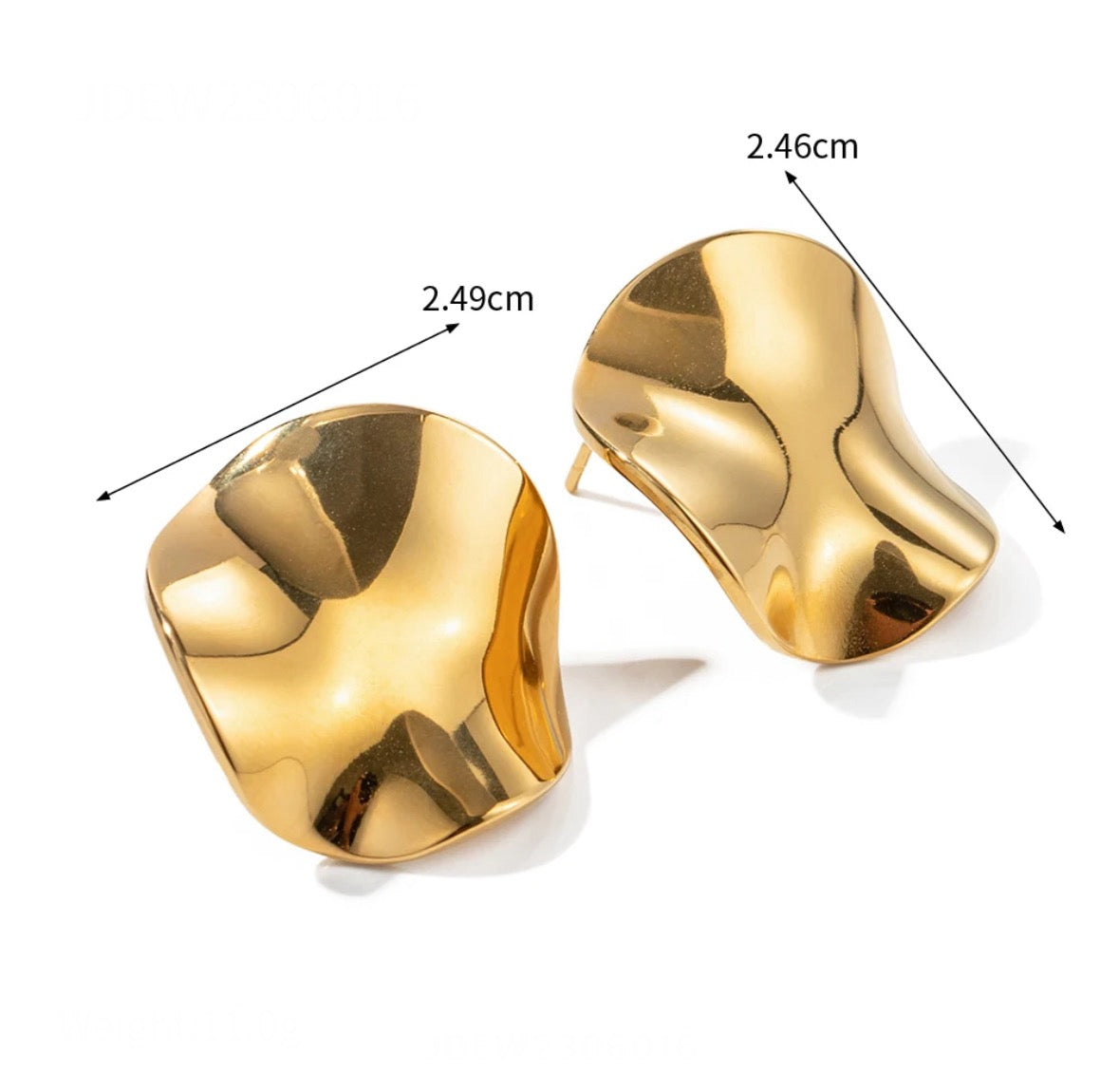 Geometric elegant stud earrings