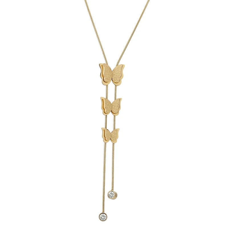 Elegant butterfly necklace