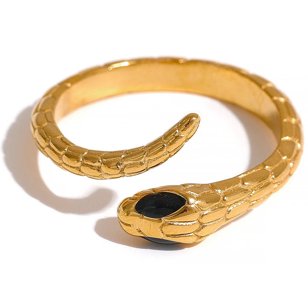 Snake adjustable ring