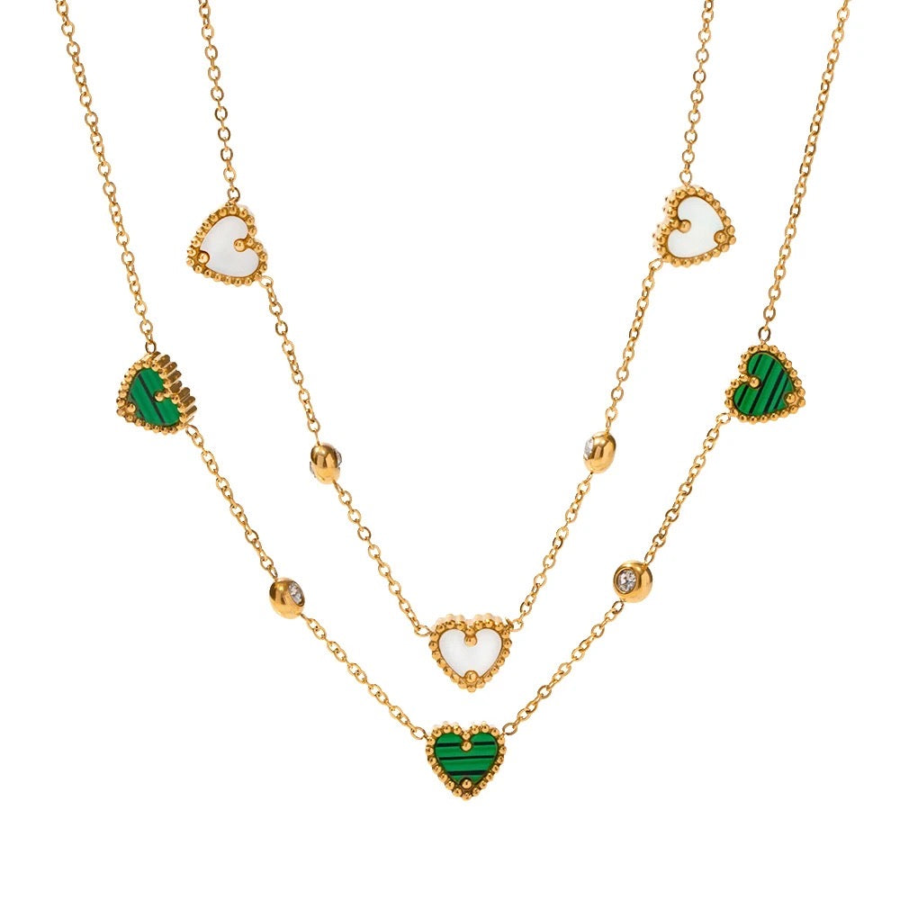 Elegant heart necklace