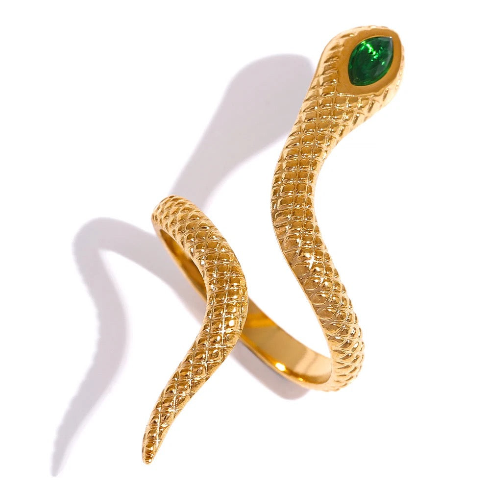 Snake adjustable ring