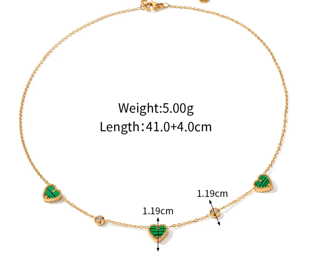Elegant heart necklace