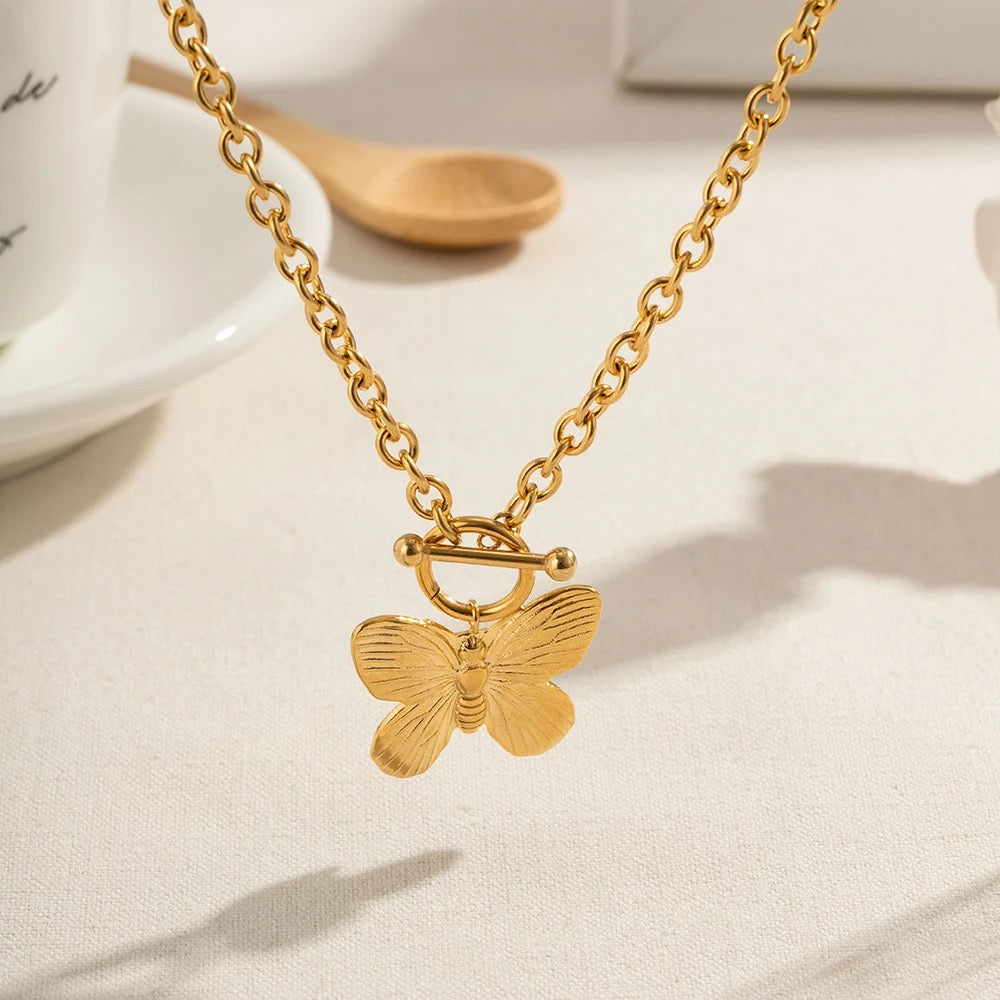 Big butterfly necklace