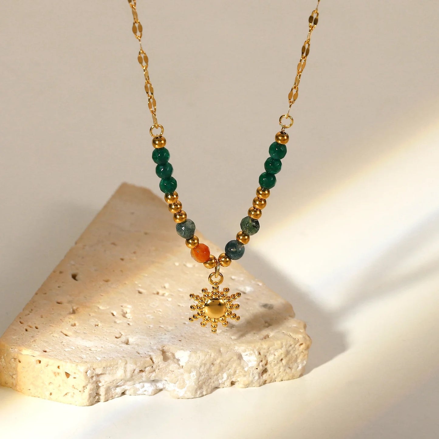 Sun necklace