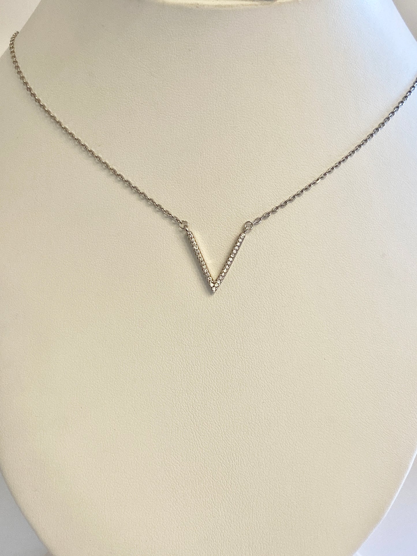 V necklace