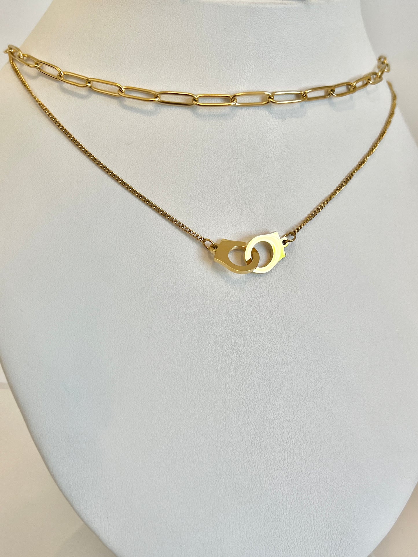 Paper clip necklace