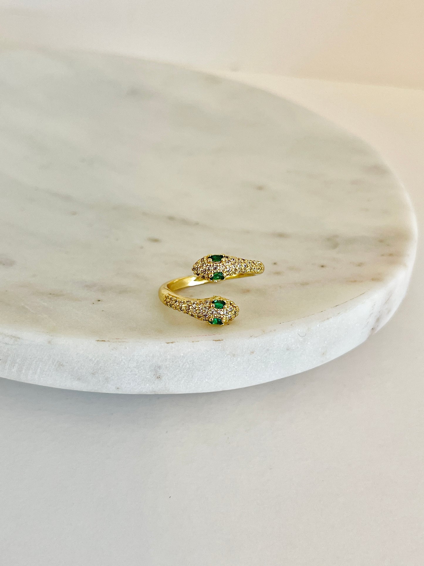 Double snake ring