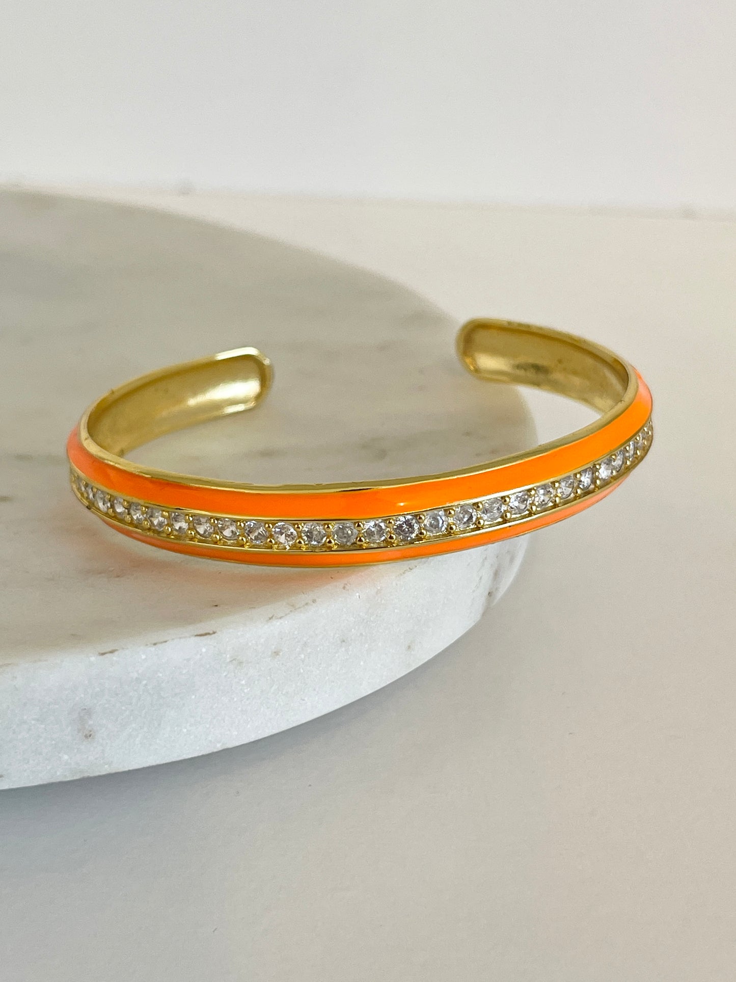 Neon cuff bracelet