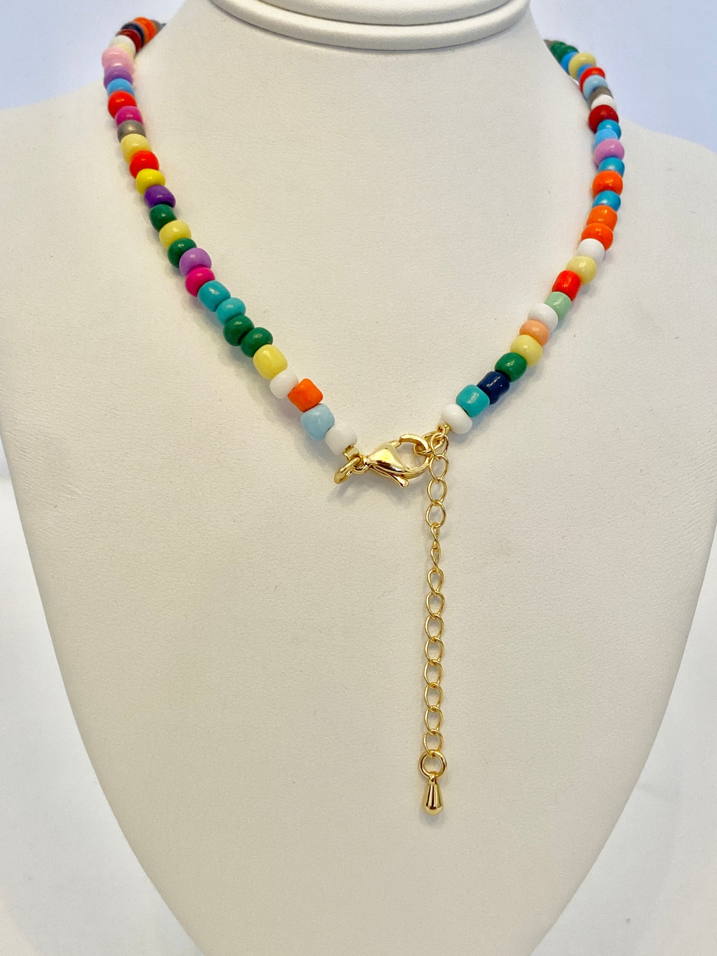 Elephant multicolor necklace