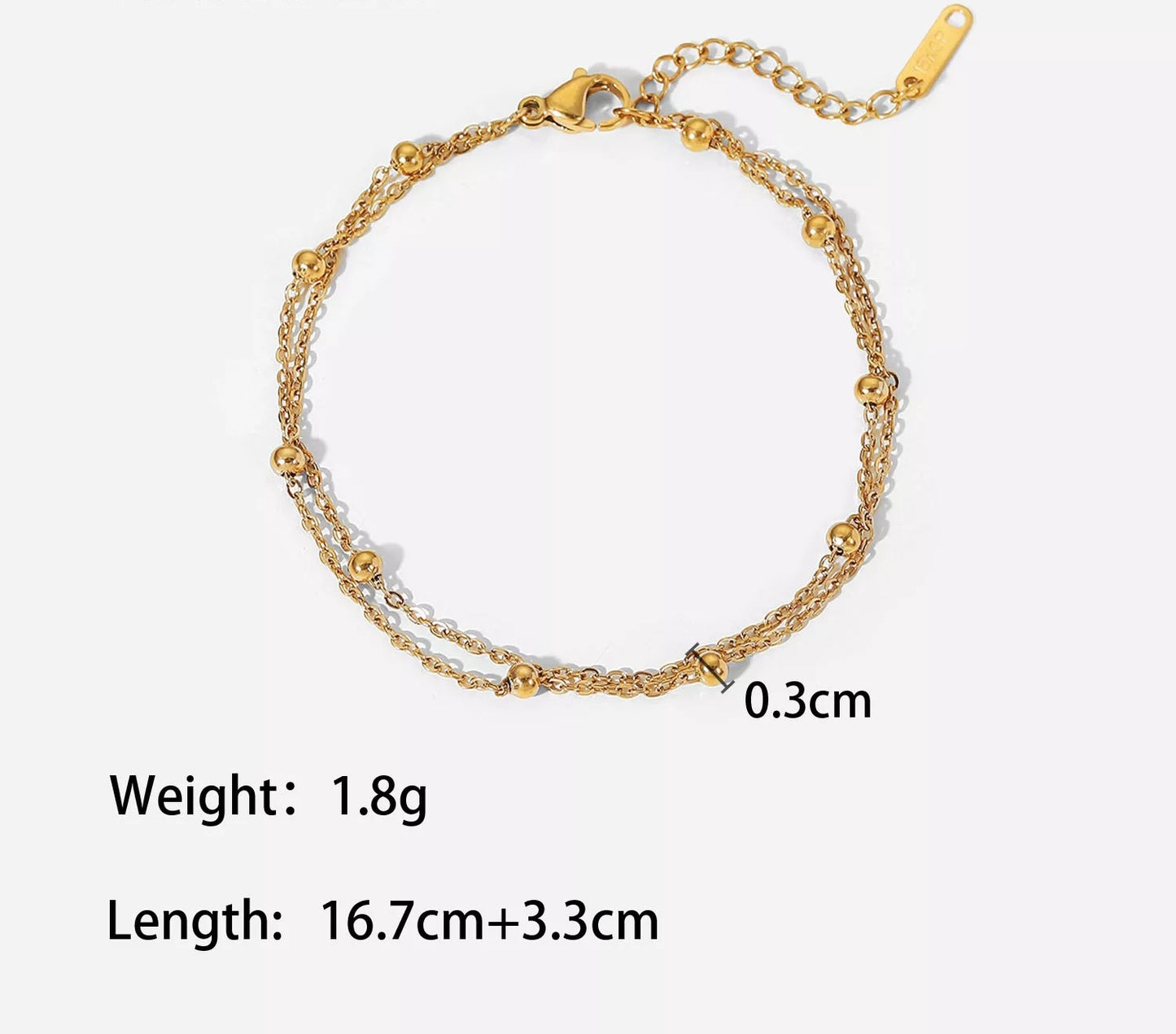 Beads chain bracelet