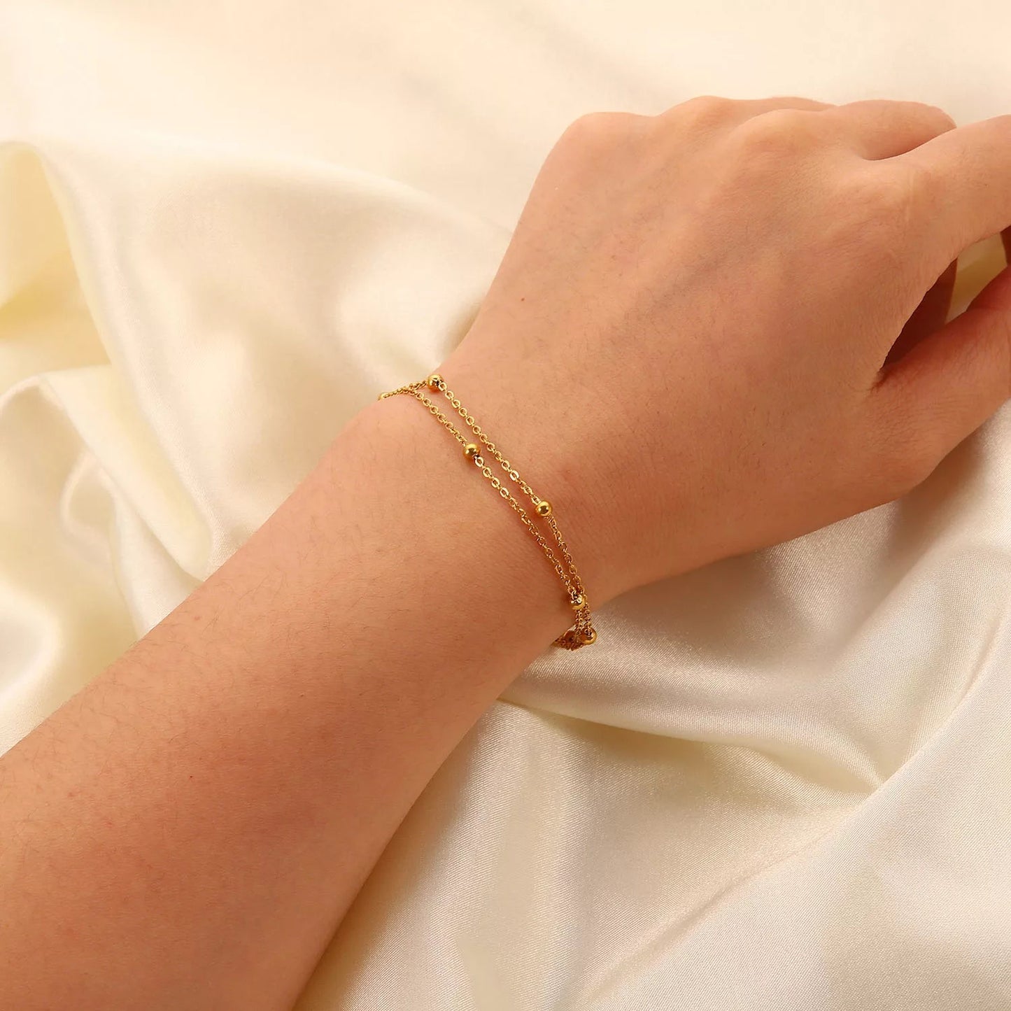 Beads chain bracelet