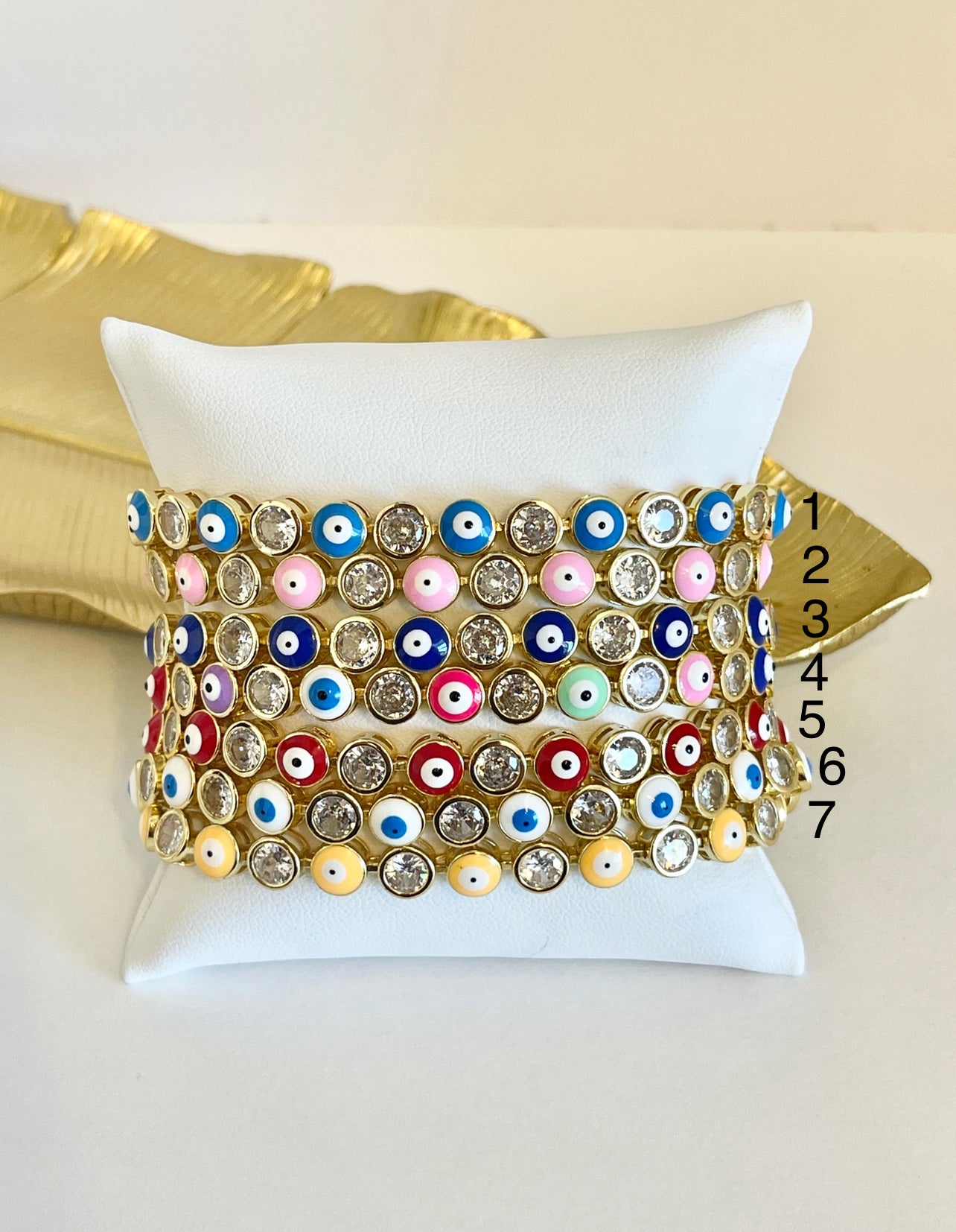 Fancy evil eye bracelet