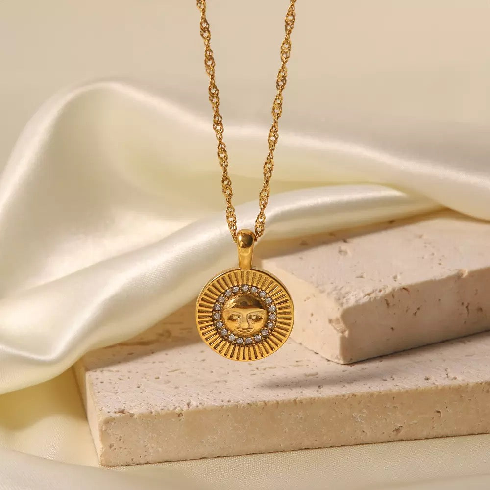 Sun necklace
