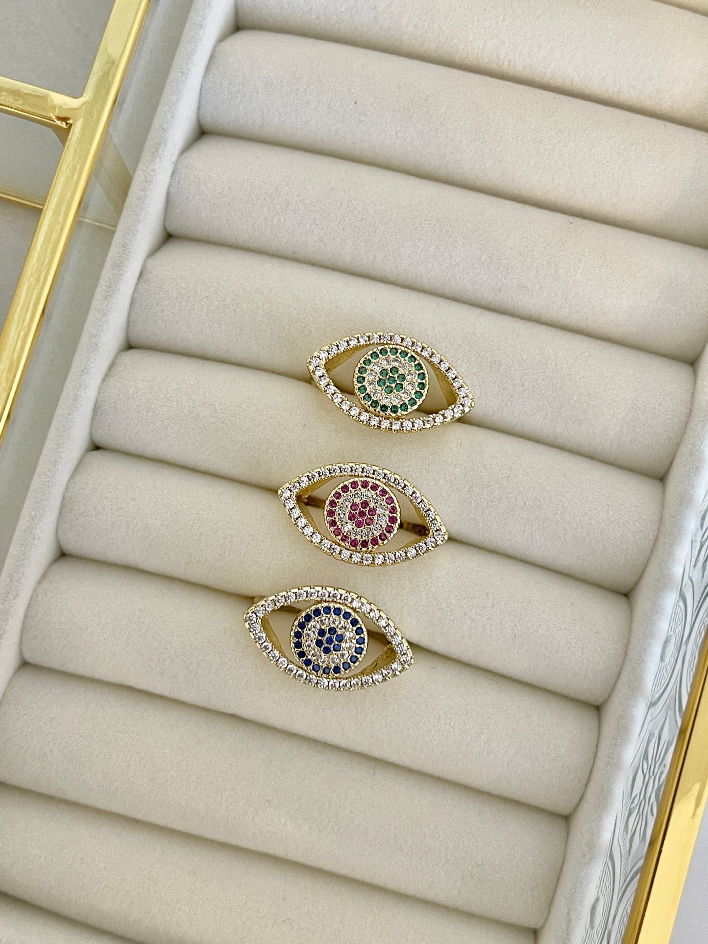 Evil eye ring