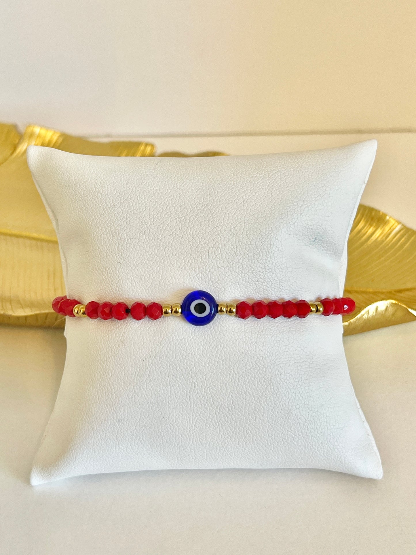 Crystals evil eye bracelet