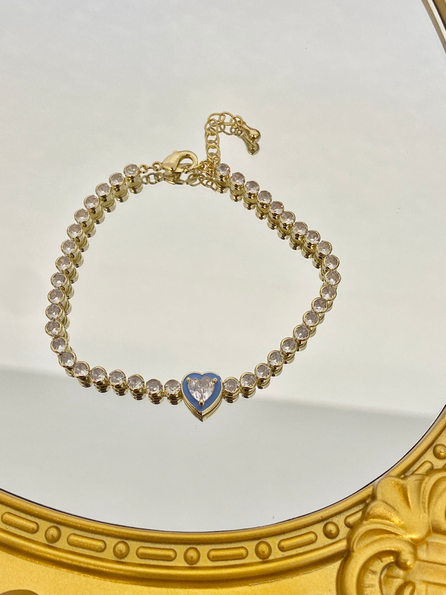 Fancy heart bracelet