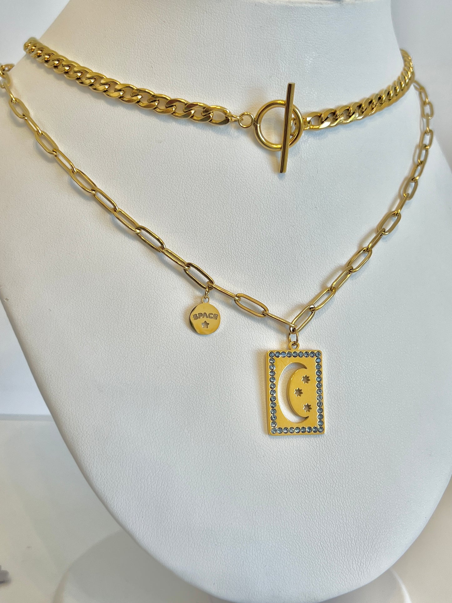 Moon multinecklace
