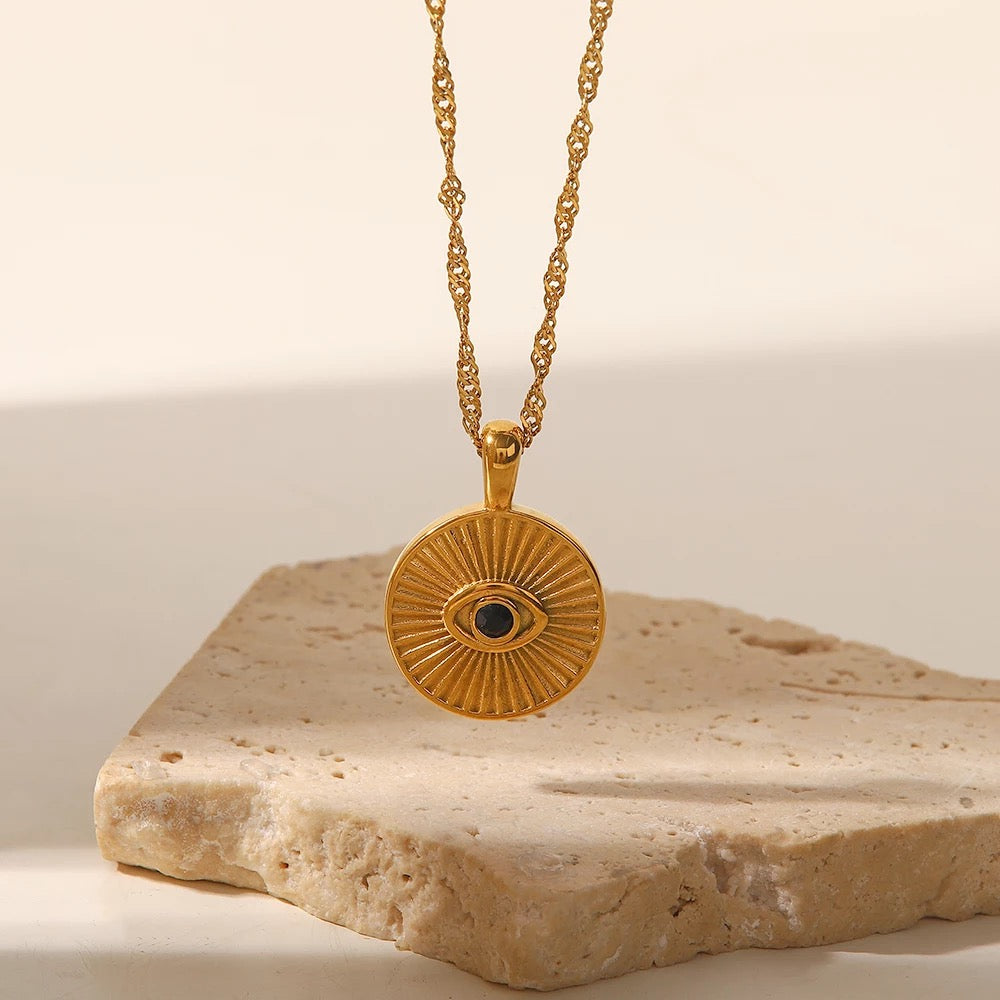 Evil eye necklace