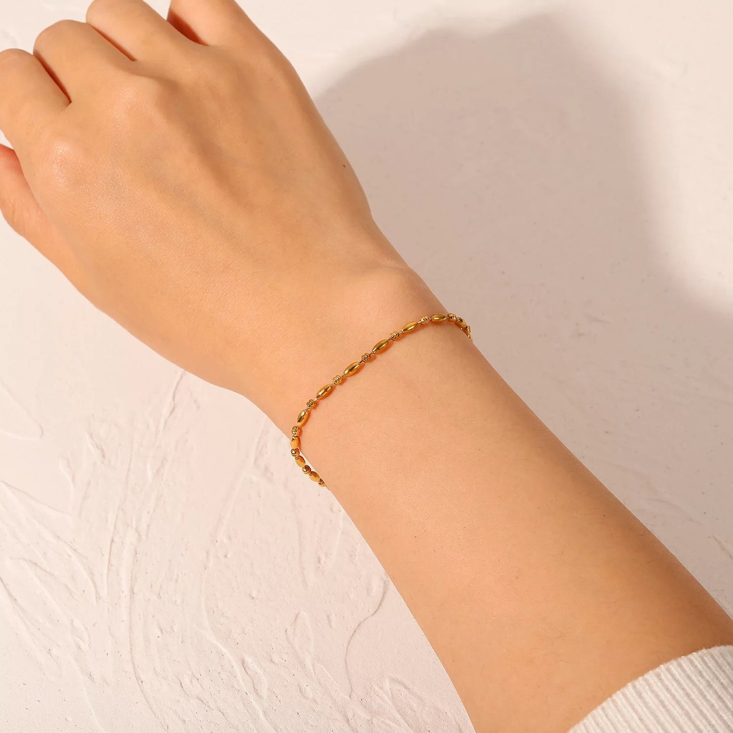 Classic oval beads bracelet