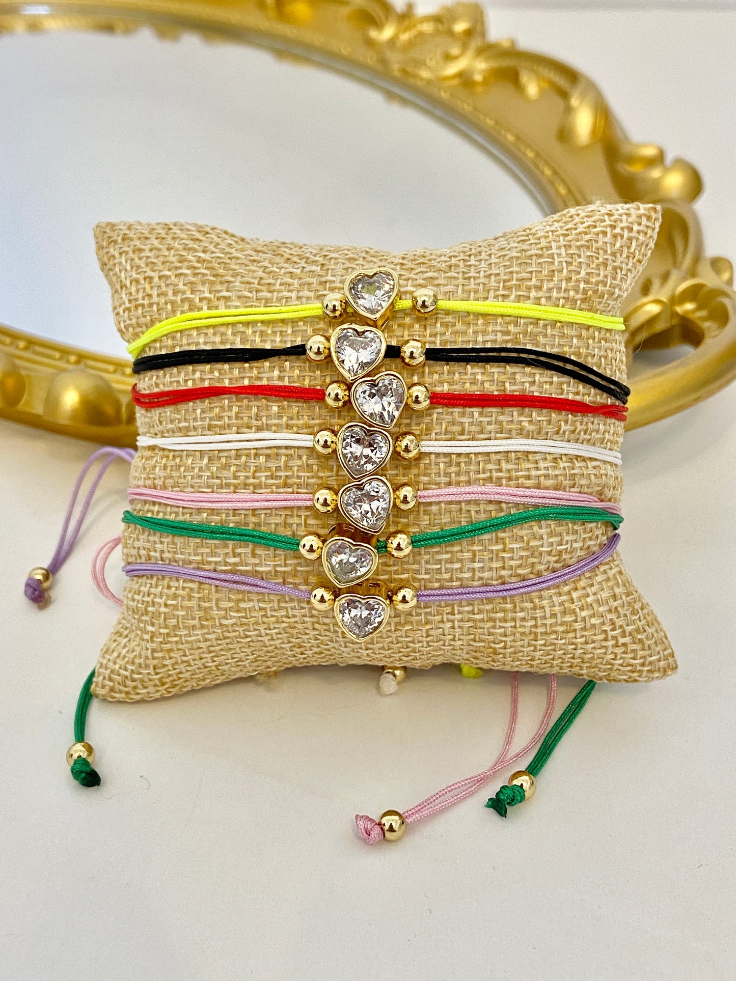 Heart zirconia bracelet
