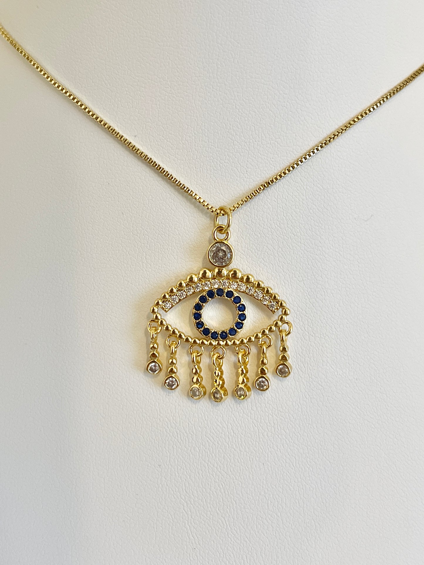 Evil eye necklace