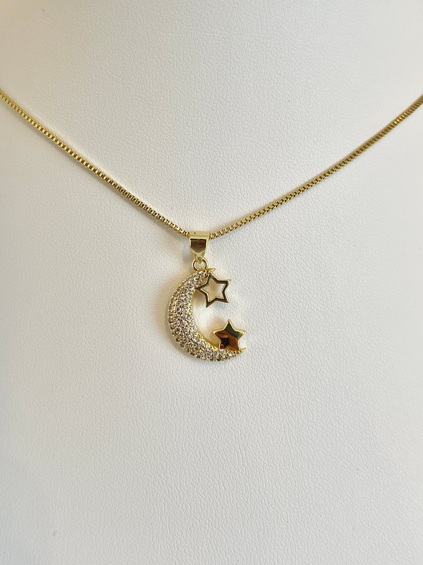 Moon and necklace
