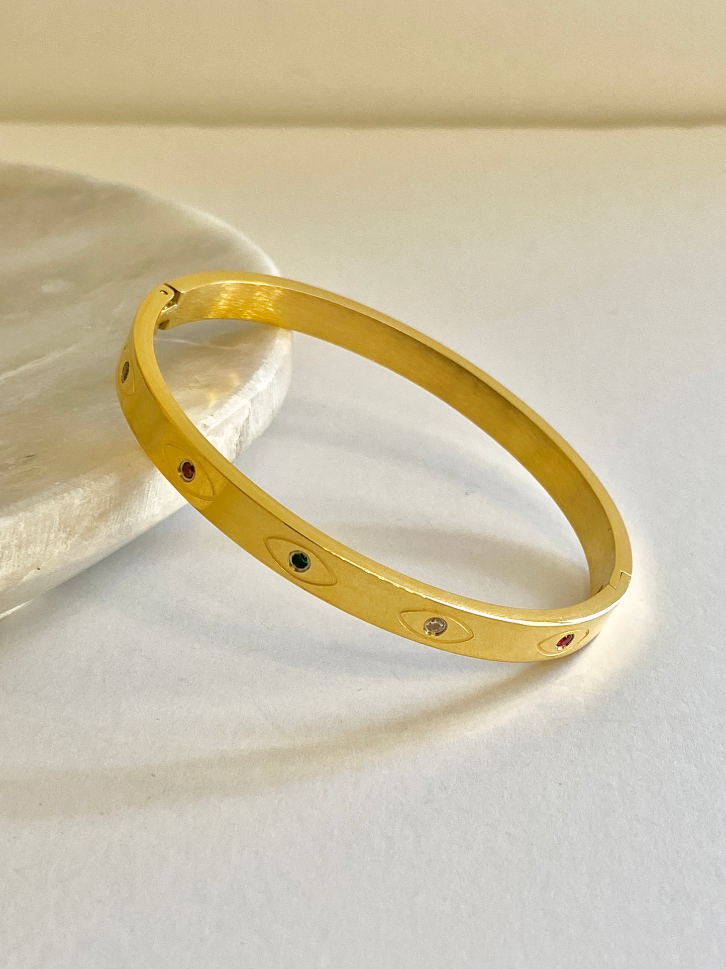 Evil eye bangle