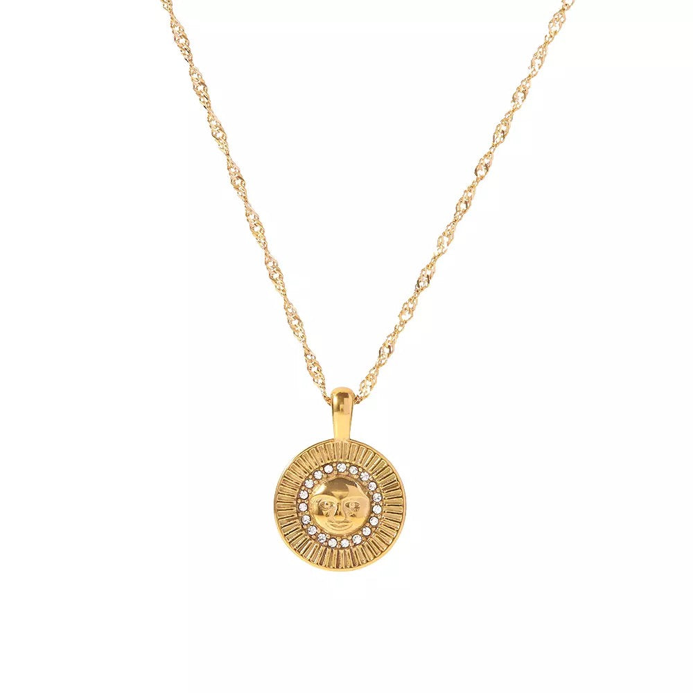 Sun necklace