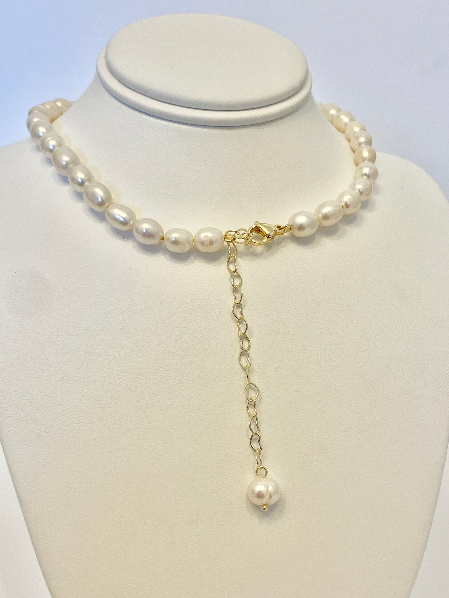 Pearl heart necklace
