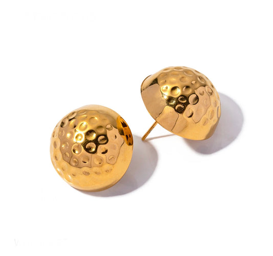 Ball stud earrings