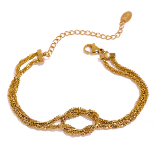 Gypsophila Chain Bracelet