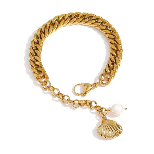 Shell Natural Pearl Bracelet