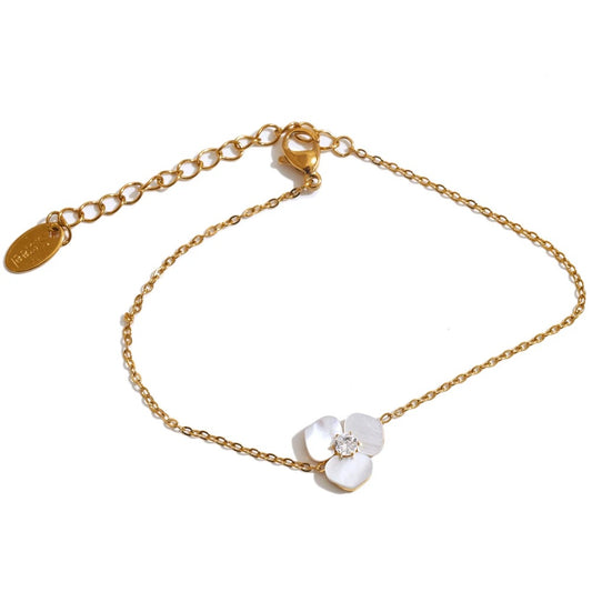 Shell Flower Bracelet