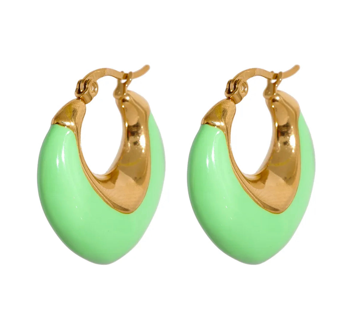 Elegant hoop earrings