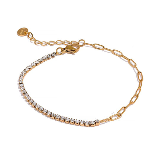 White Cubic Zirconia Bracelet
