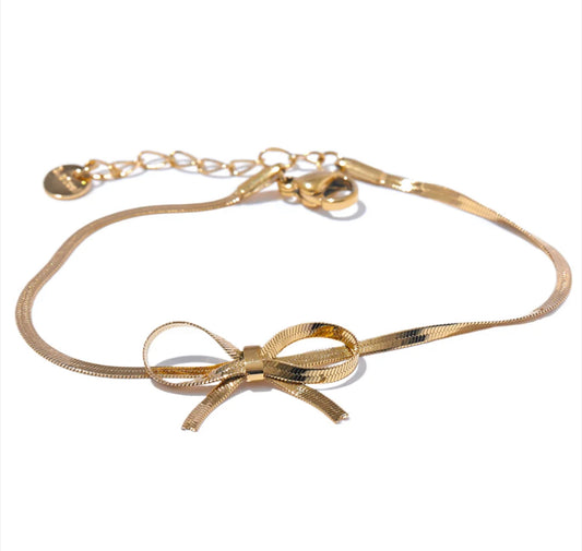 Snake Chain Bowknot bow Bracelet