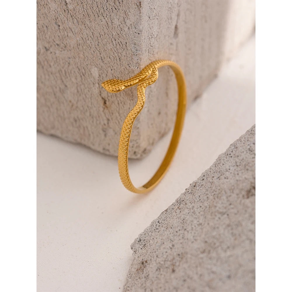 Snake cuff bracelet