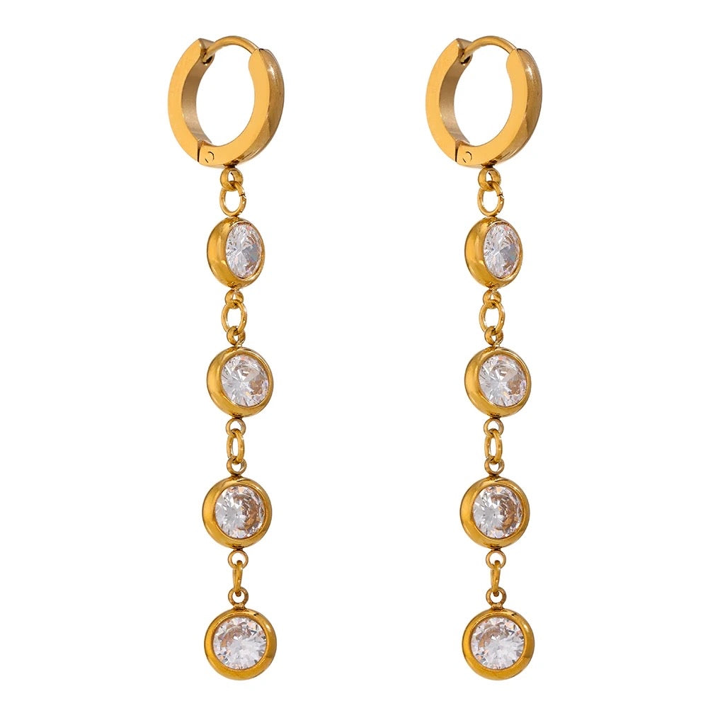 Elegant long earrings