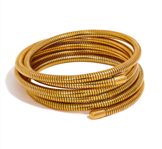Multi-layer wrap bracelet